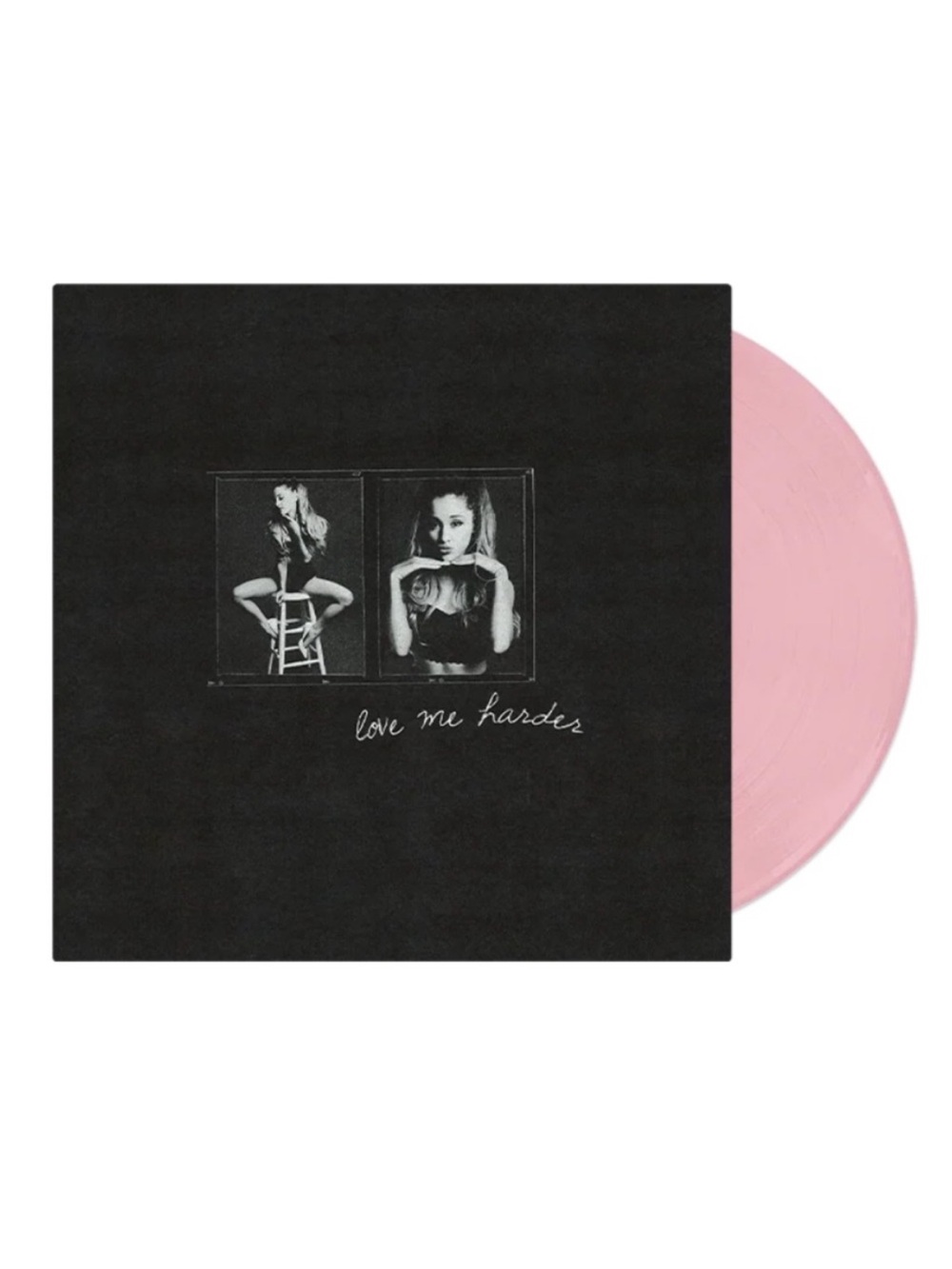 NEW Ariana Grande love me harder / be my baby Limited Edition 7" Vinyl Baby Pink